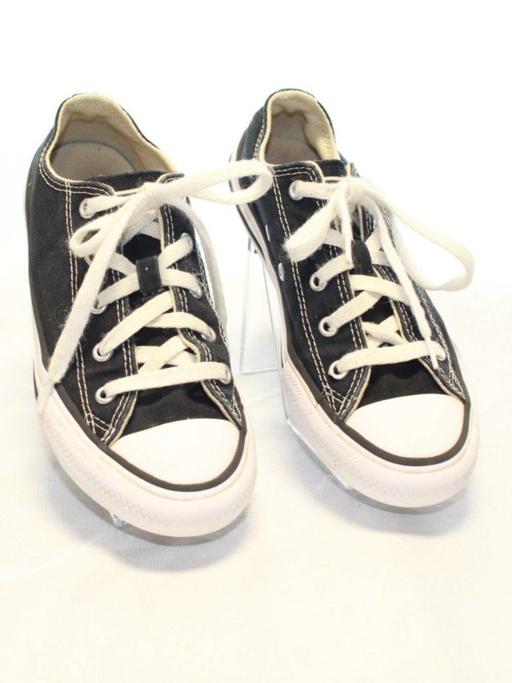 Converse All Star Size Youth 2 Black Low Core Ox Sneaker- 3J235